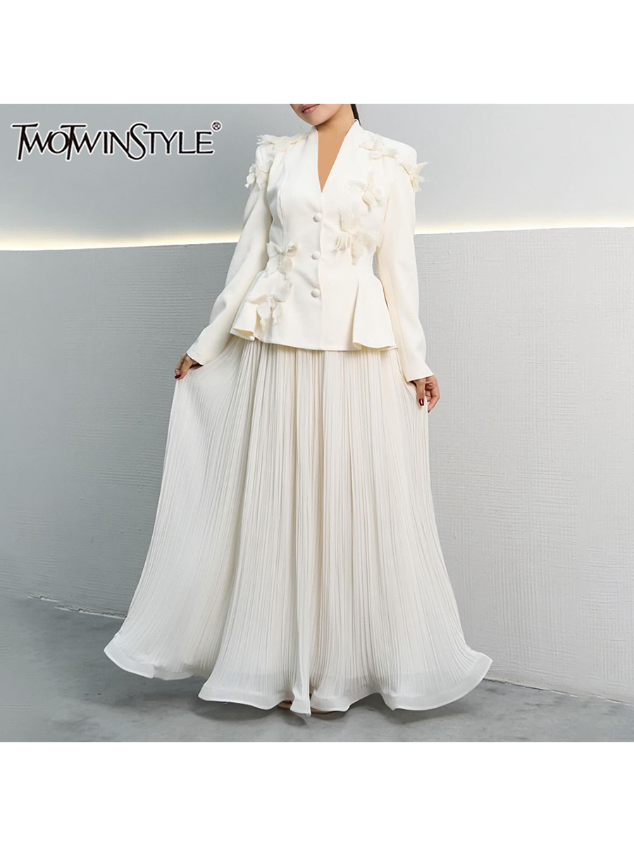 Women Formal Wear Set - TWOTWINSTYLE Eleganckie dwuczęściowe zestawy dla kobiet