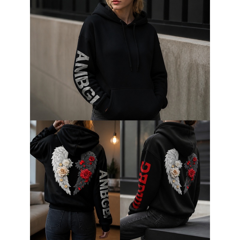 Women Formal Wear Winter - To jest stylowa bluza z kapturem,