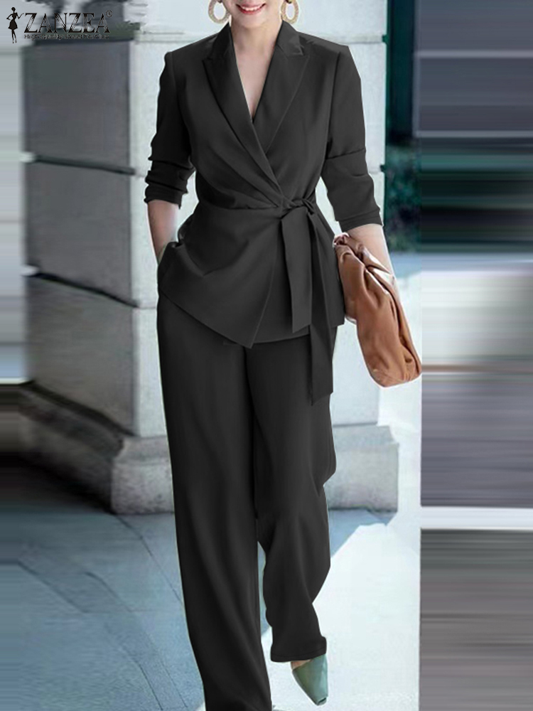 ZANZEA Wiosenne 2-częściowe ko – Women Formal Wear Set recenzja i cena