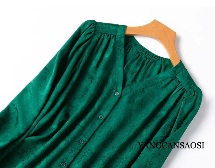 Damska koszula z długim rękawe – Silk Blouse Button recenzja i cena
