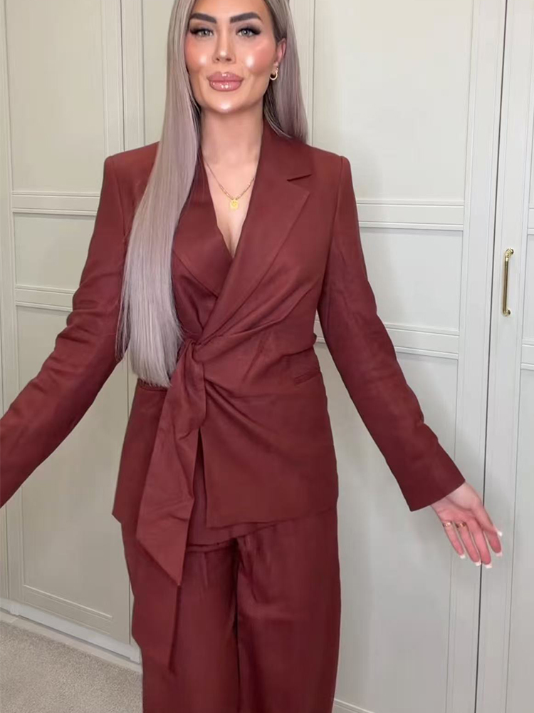 Elegancki damski garnitur biur – Women Formal Wear Set recenzja i cena