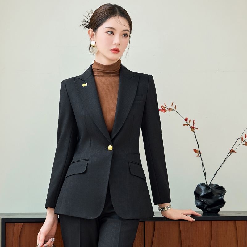 Czerwony garnitur damski, wyso – Women Formal Wear Winter recenzja i cena