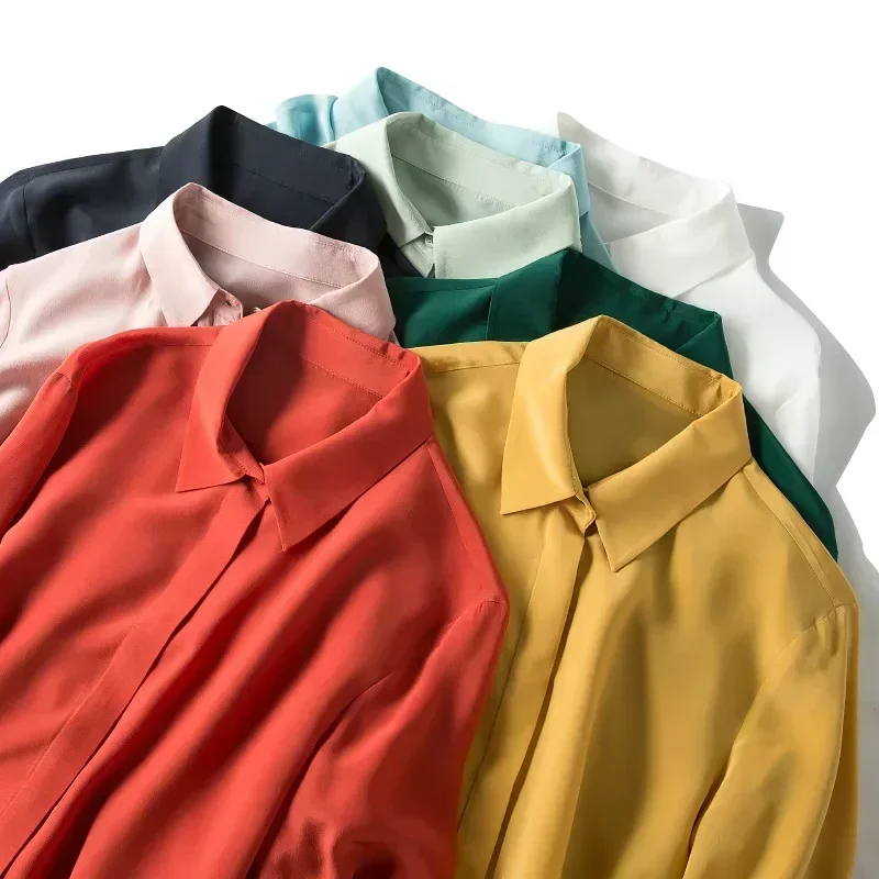 Damska jedwabna koszula na wio – Silk Blouse Button recenzja i cena