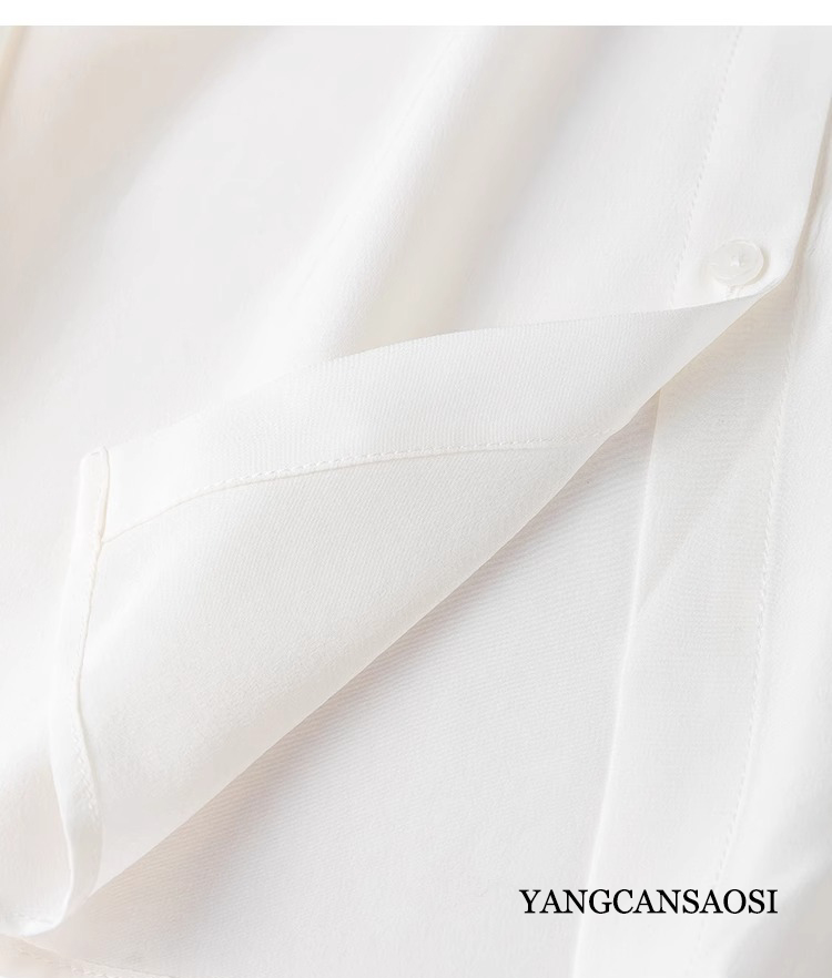 2025 moda damska nowy 100% nat – Silk Blouse Button recenzja i cena