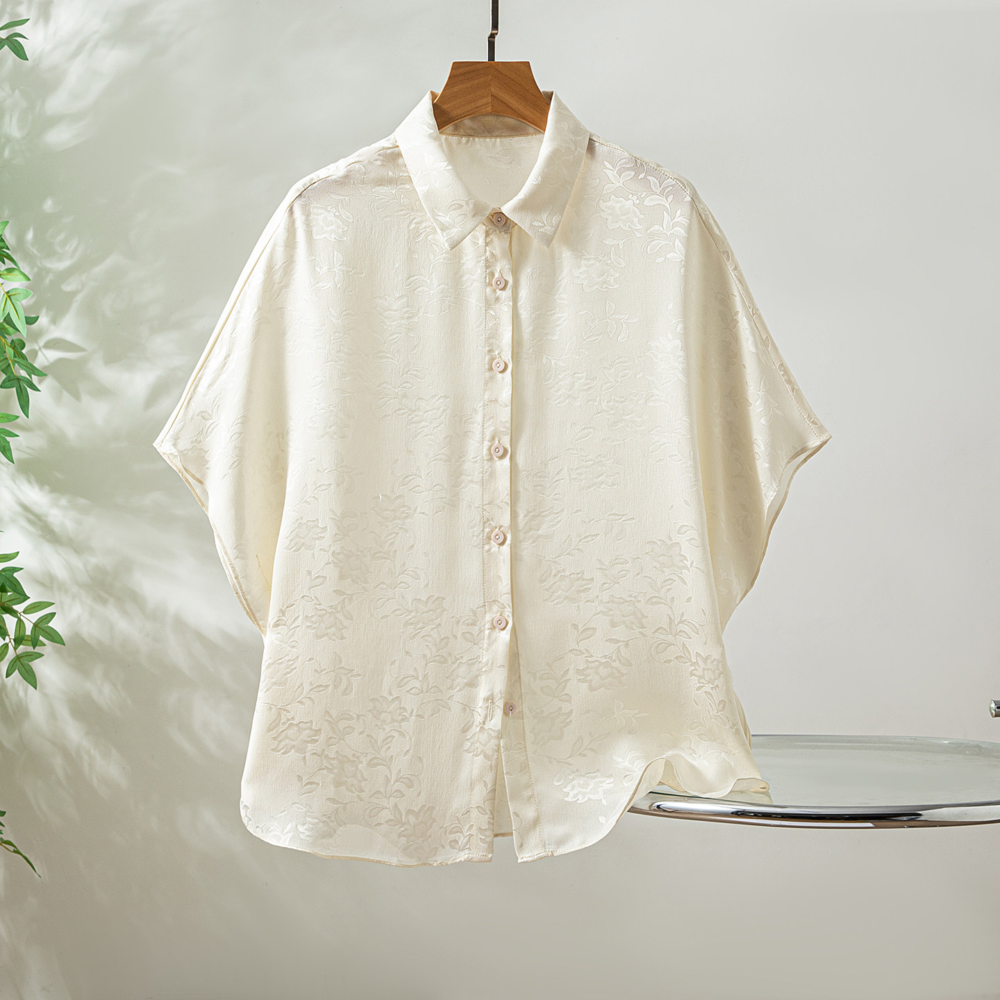 Winsleter - 100% Jedwabna Eleg – Silk Blouse Button recenzja i cena