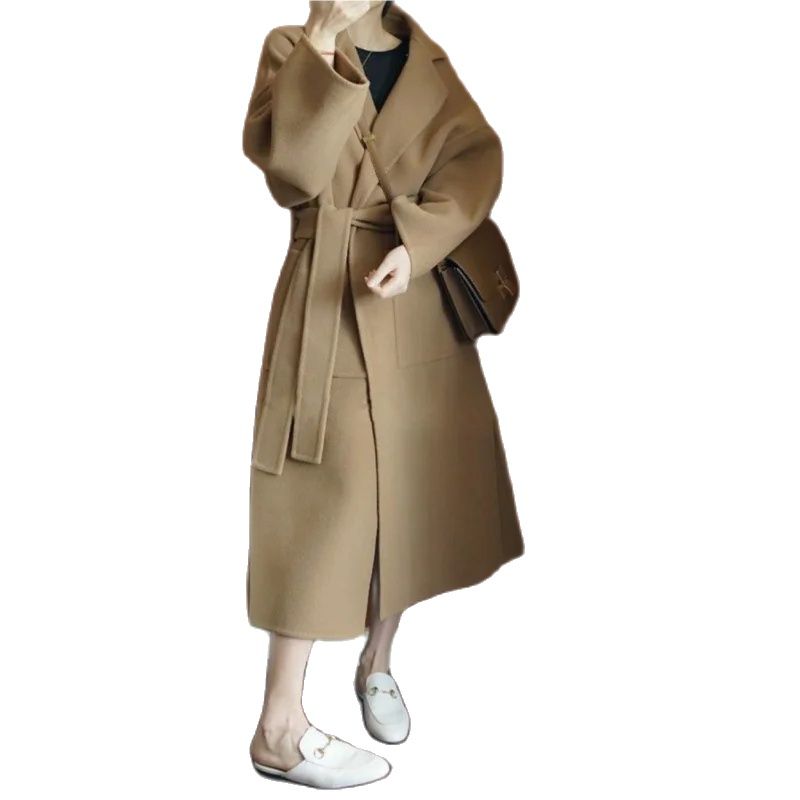 Elegancki damski długi płaszcz – Women Formal Wear Winter recenzja i cena
