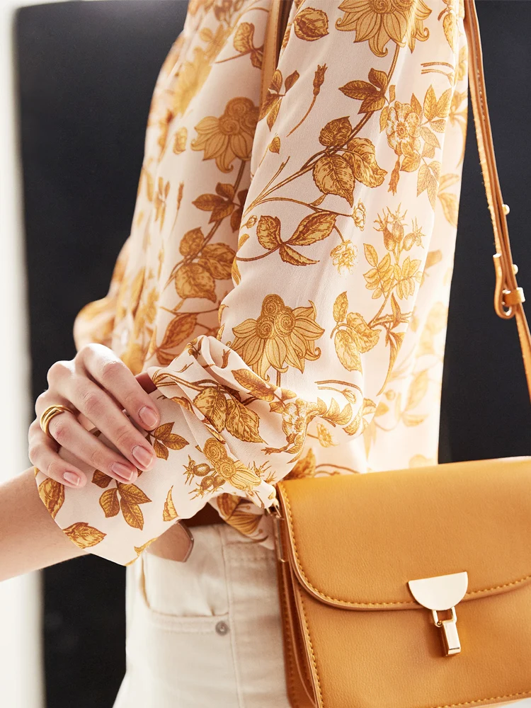 Wysokiej jakości koszula damsk – Silk Blouse Button recenzja i cena