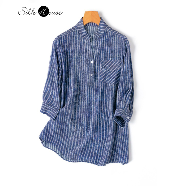 2024 moda damska wiosna/lato n – Silk Blouse Button recenzja i cena