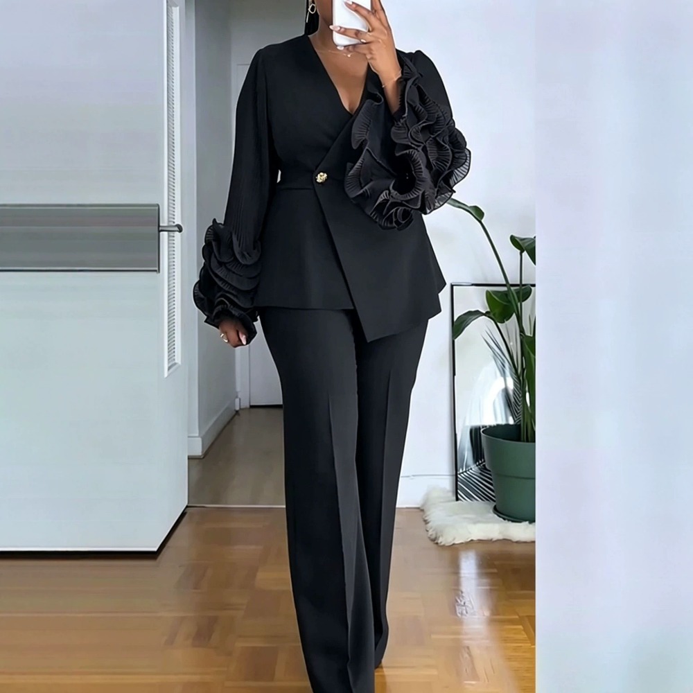 Damski dwuczęściowy garnitur z – Women Formal Wear Set recenzja i cena