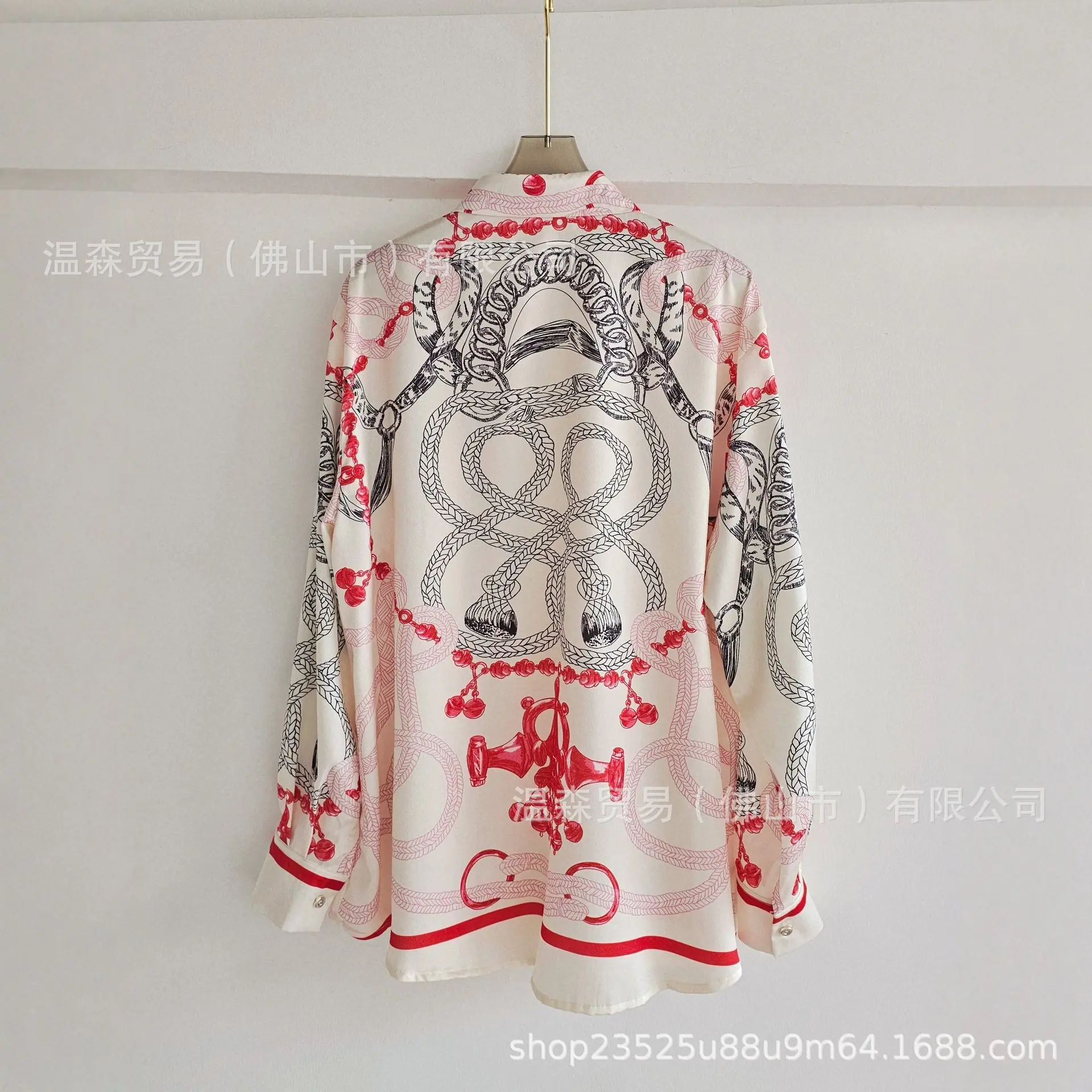Barokowy francuski projektant, – Silk Blouse Button recenzja i cena