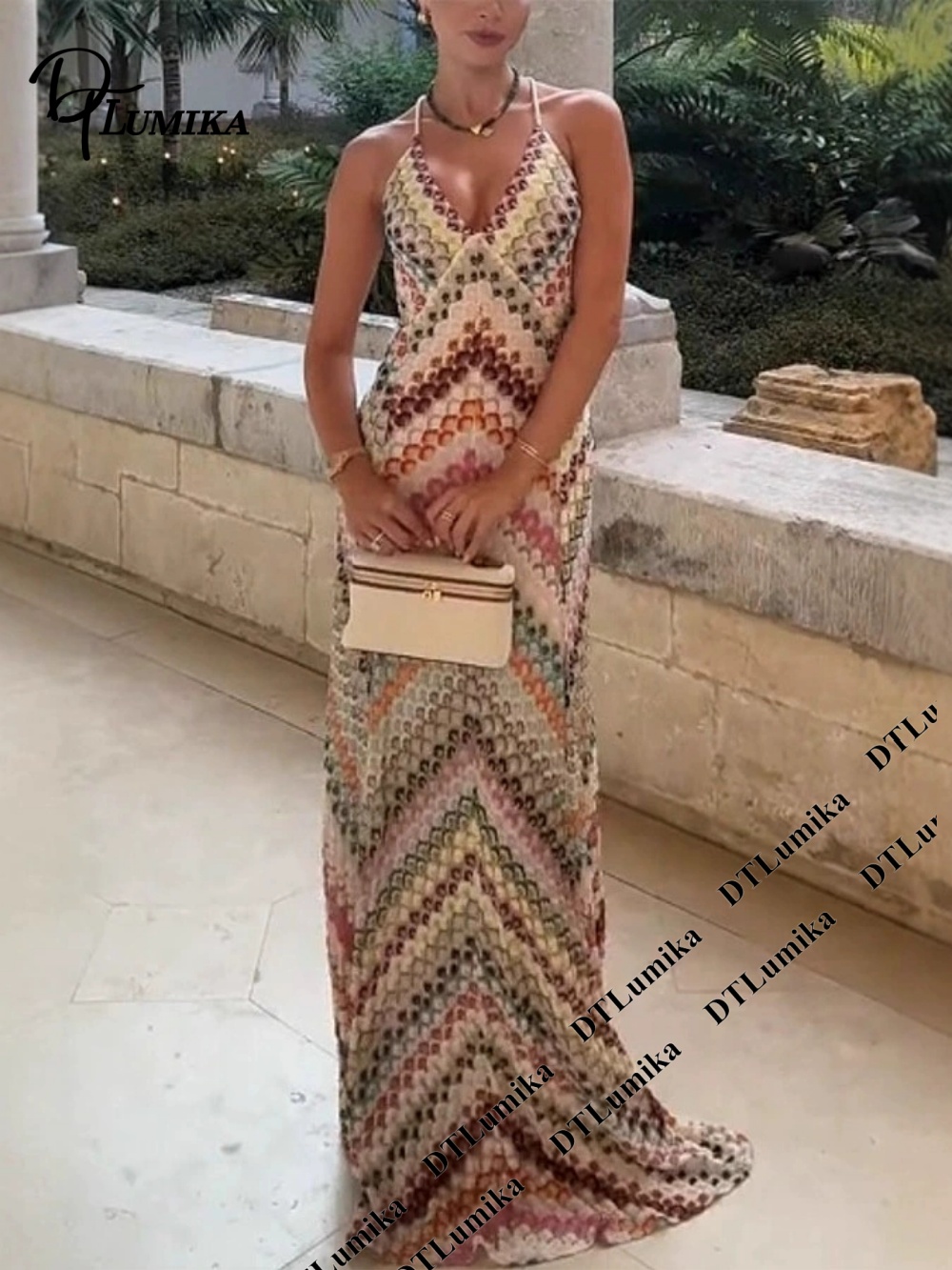 Sukienka maxi DTLumika w stylu – Women'S Formal Resort Wear recenzja i cena