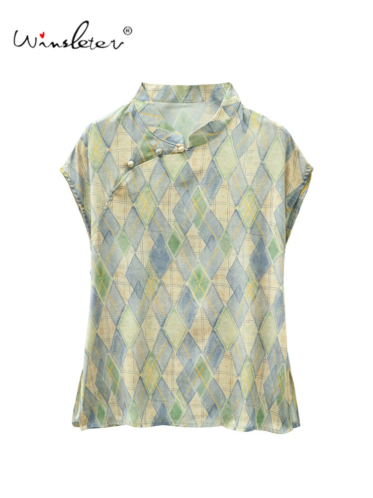 Winsleter - 100% prawdziwy jed – Silk Blouse Button recenzja i cena