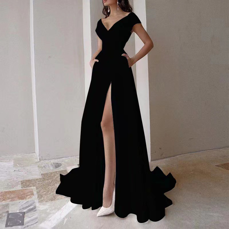 Nowa Elegancka Sukienka Damska – Women Formal Wear Black And White recenzja i cena